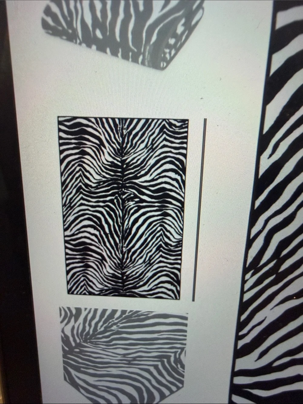 NWT Dolce & Gabbana Bath Towel Black and White Zebra Print